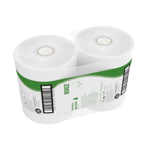 Туалетная бумага Kimberly-Clark Hostess Natura в рулонах Jumbo бел