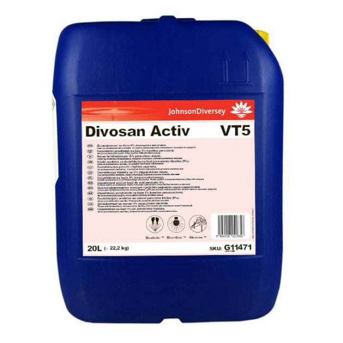 Дезинфектор из 5% перуксусной кислоты для CIP-систем 20 л Divosan Activ VT5