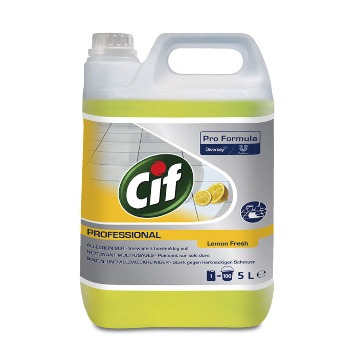 Универсальное средство для водостойких поверхностей с лимоном 5 л Lemon Fresh