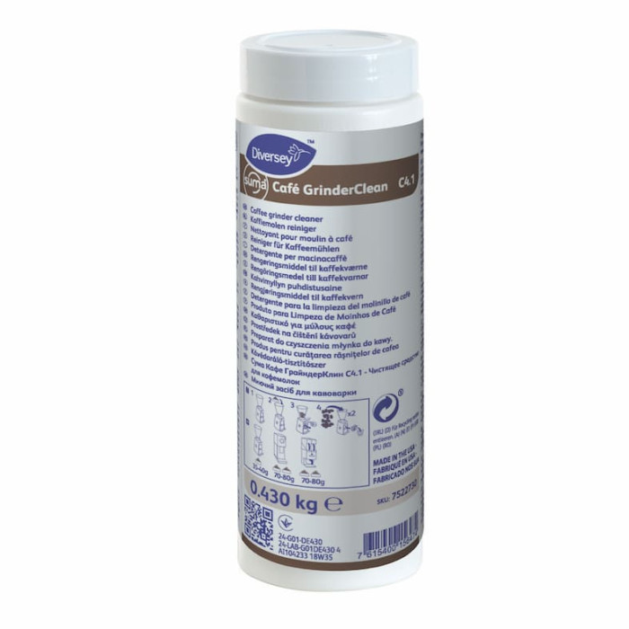 Порошок для кавомолок від кавового нальоту й запахів 430 г Suma Café GrinderClean