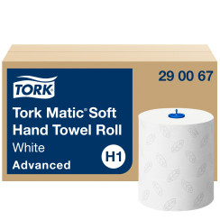 Паперові рушники Tork Matic Advanced Soft рулонні 2 шари білі 150 м 600 листів