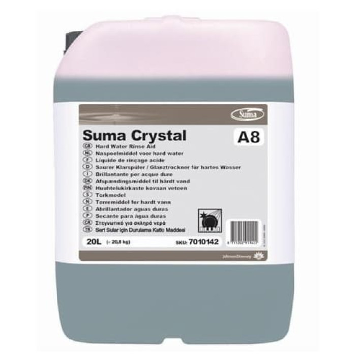 Кислотний ополіскувач для жорсткої води 20 л Suma Crystal A8