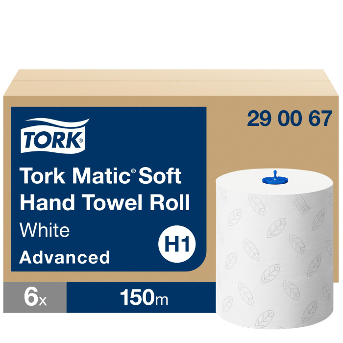 Бумажные полотенца Tork Matic Advanced Soft рулонные 2 слоя 150 м