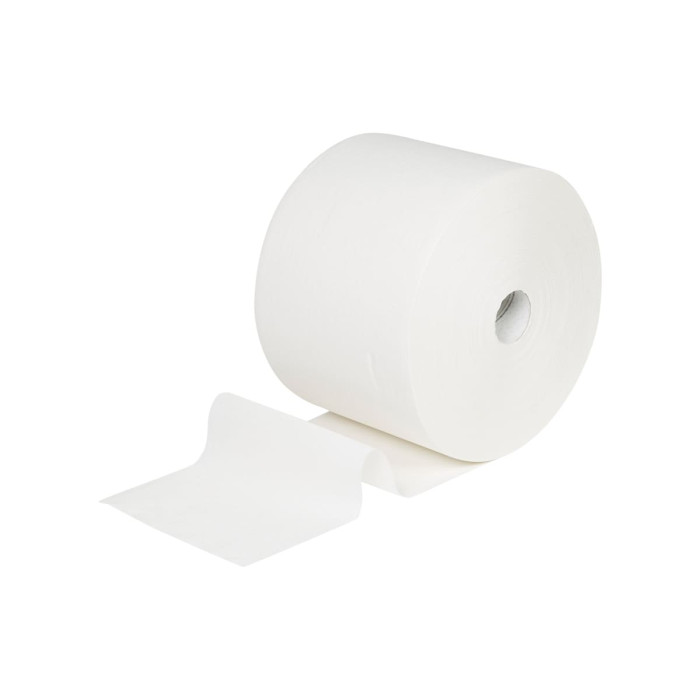 Папір для протирання в рулонах Kimberly-Clark WypAll L10, білий, 1 шар, 380 м, 1000 листів, 1 рулон