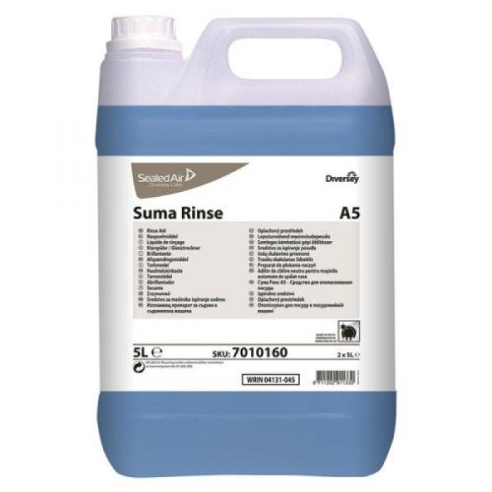 Нейтральний ополіскувач для посудомийних машин 5 л Suma Rinse A5