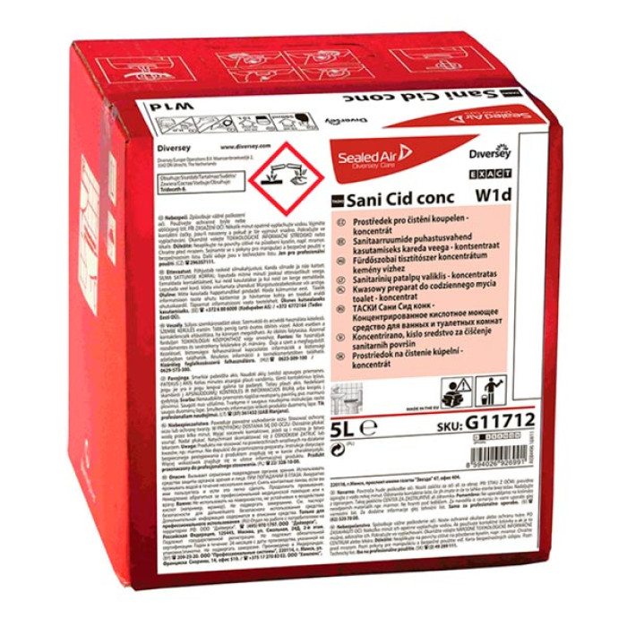 Средство для сантехники в жесткой воде концентрат Exact 5 л Taski Sani Cid Exact