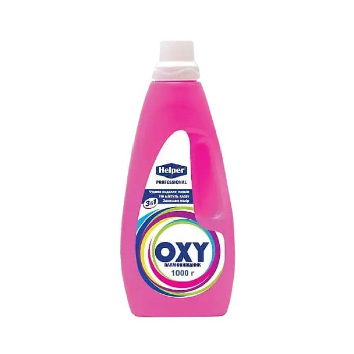 Кислородный пятновыводитель для белых и цветных тканей 1 л Professional Oxy