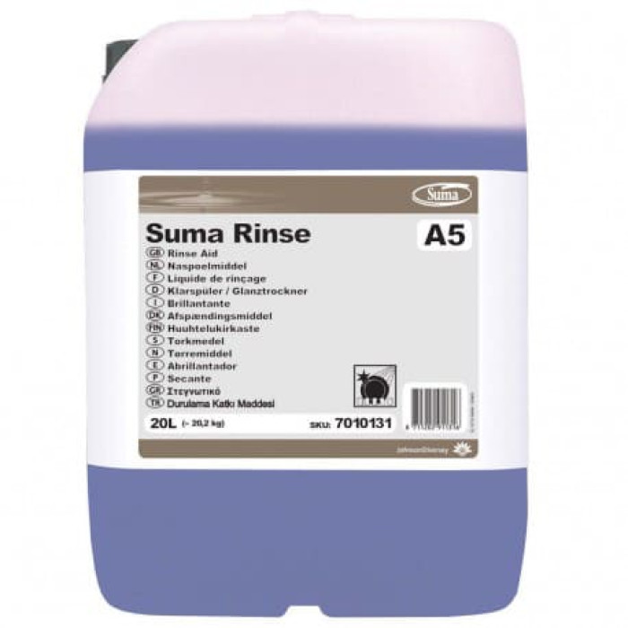 Низькопінний ополіскувач для машинного миття посуду 20 л Suma Rinse A5