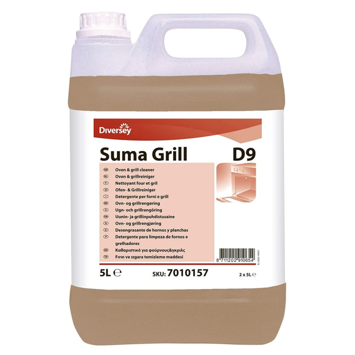 Лужний засіб для печей грилів і фритюрниць 5 л Suma Grill D9