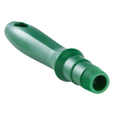 Мини рукоятка для угона скребка и ершика 16 см зеленая