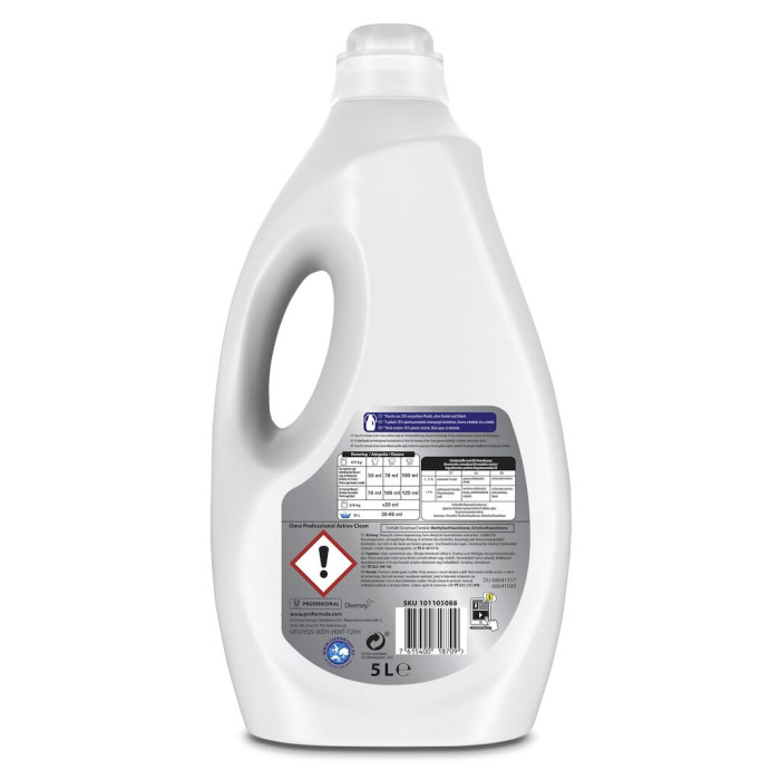 Жидкое средство для стирки всех типов тканей 5 л Professional Active Clean