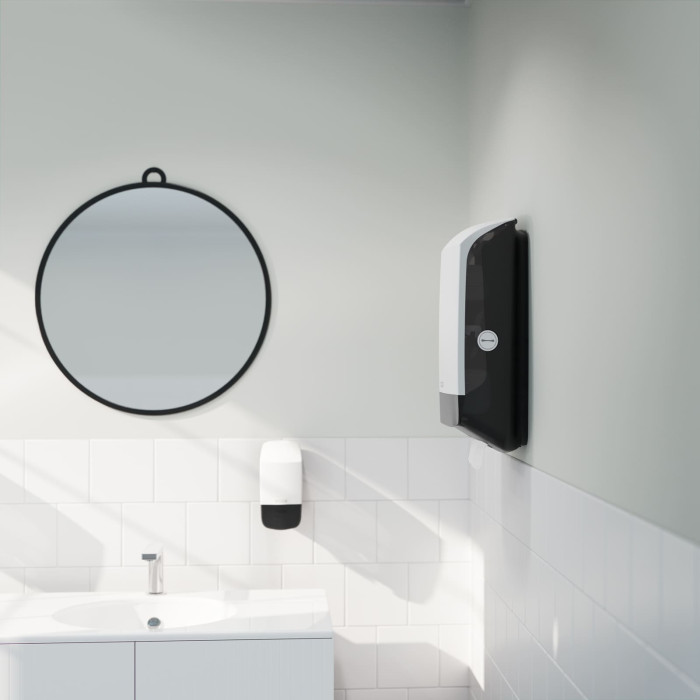 Белый диспенсер макси для листовых. полотенец Z V W сборка