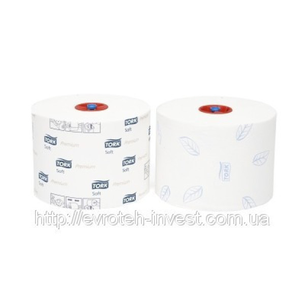 Папір туалетний Mid-size в міді рулонах, м'який Tork Premium