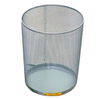 Ажурний кошик для паперів білий