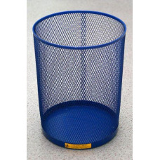 Ажурний кошик для паперів синій