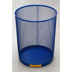 Ажурний кошик для паперів синій
