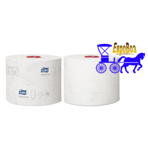 Папір туалетний Mid-size в міді рулонах, м'який Tork Premium