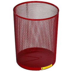 Ажурний кошик для паперів бордовий