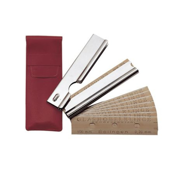 Затискач із набором лез двосторонніх 10 шт Італія