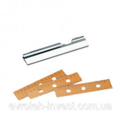 Затискач із набором лез двосторонніх 10 шт Італія