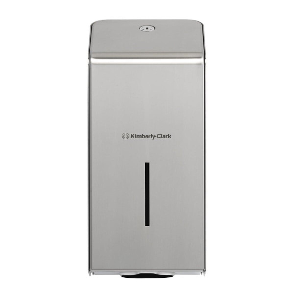 Диспенсер Kimberly-Clark для листового туалетного паперу металевий