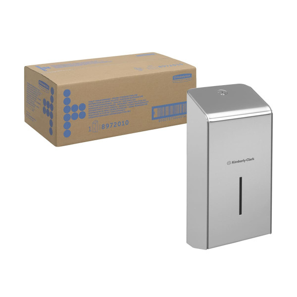 Диспенсер Kimberly-Clark для листового туалетного паперу металевий