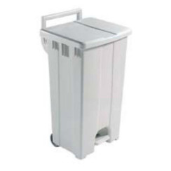 Контейнер для сміття з колісками без кришки на 90л.
