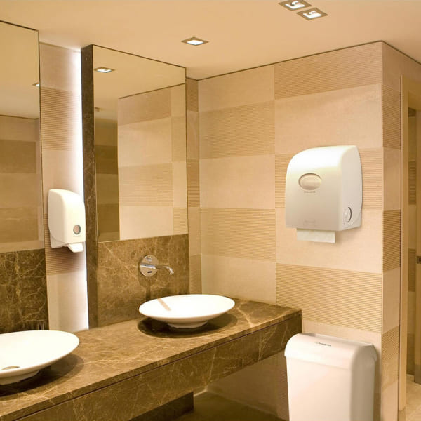 Aquarius Диспенсер Kimberly-Clark для рідкого мила та мила-піни білий 1 л