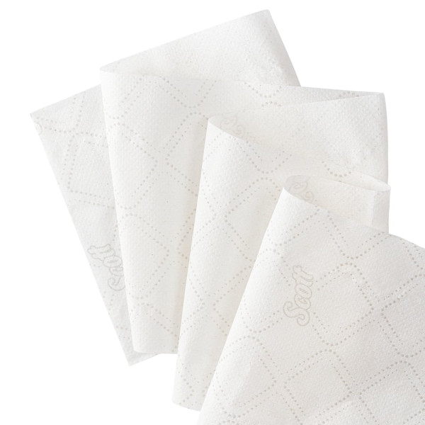 Туалетний папір Scott Control в рулонах з центральною витяжкою білий 2 шари 314 м 1280 відривів 1 рулон