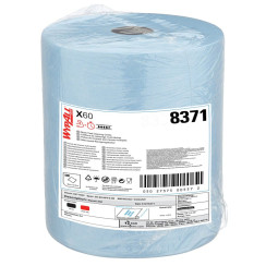 Нетканий матеріал для протирання в рулонах Wyp Kimberly-Clark Х60 блакитний 500 листів 1 рулон
