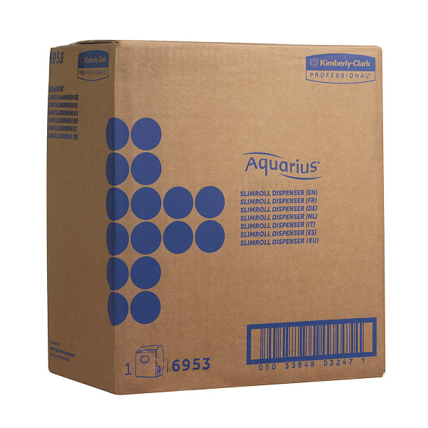 Aquarius Диспенсер Kimberly-Clark для рушників в рулонах Slimroll білий