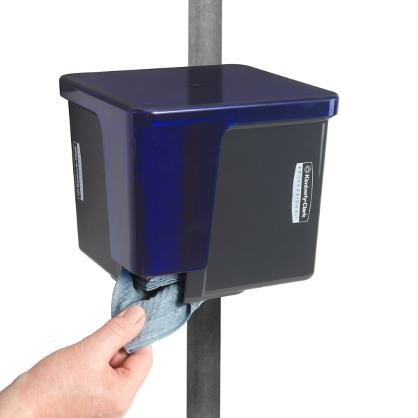 Диспенсер Kimberly-Clark для матеріалу для протирання в серветках чорний