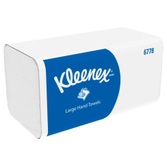 Листові рушники Kleenex Ultra Interfold  V складаннябілі 2 шари 124 листа