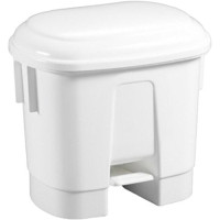 Filmop Контейнер для сміття Sirius з білою кришкою та педаллю  білий  30 л