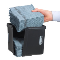 Диспенсер Kimberly-Clark для матеріалу для протирання в серветках чорний