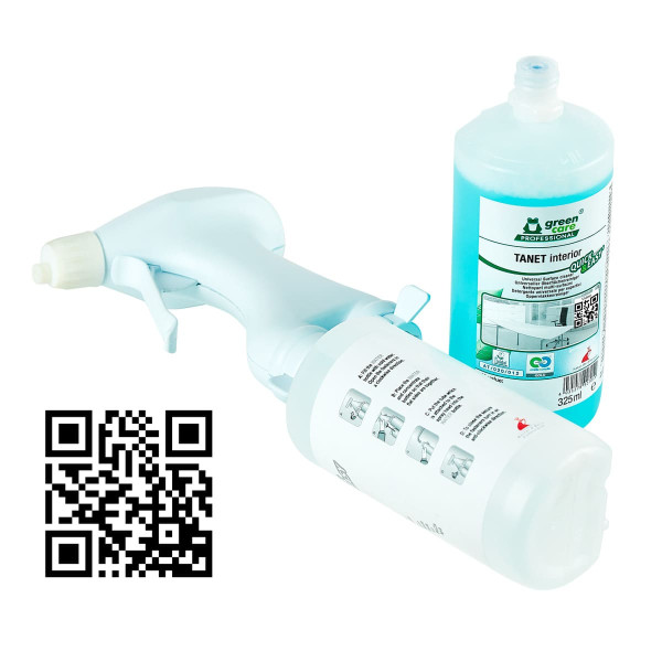 Засіб для очищення скла та гладких поверхонь Tana TANET interior 325 мл