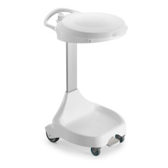 Filmop Тримач Delltal на колесах  для пакетів білий